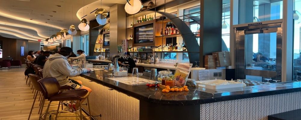 Lounge Facilities at Los Angeles Airport Terminal B
