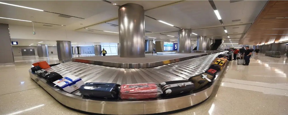 Terminals and Baggage Carousels at Los Angeles International Airport